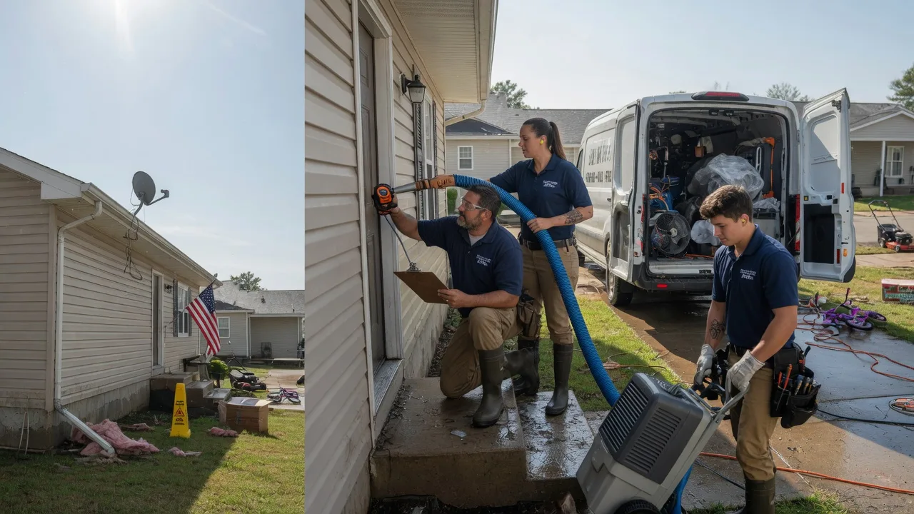 Ceiling Water Damage Restoration in Cromwell, IN near me